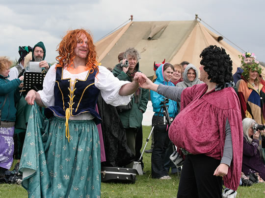 Beltane at Thornborough 2010