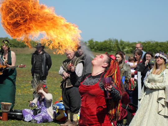Beltane at Thornborough 2011