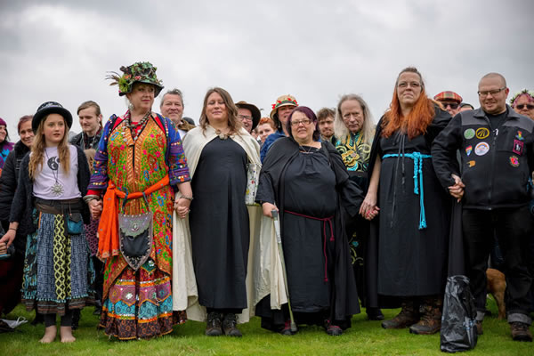 Beltane at Thornborough - Hand in hand